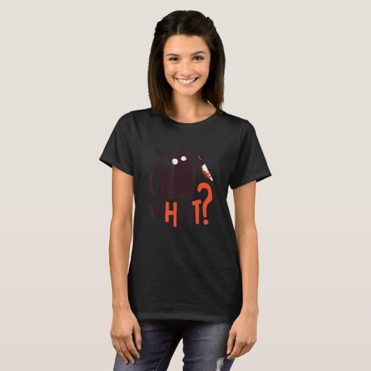 Cat Knife T-Shirt (Vorne ganz)