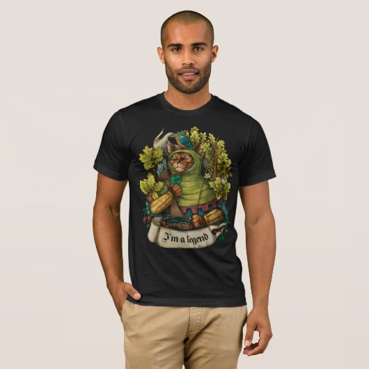 Cat Knight Vintager T - Shirt (Vorne ganz)
