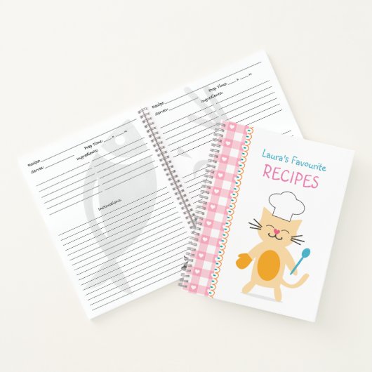 Cat Koch Kids Rezept Journal Notizblock (Innenseite)