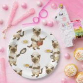 Cat Koch kocht Frühstück Pappteller (Party)