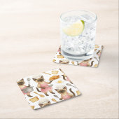 Cat Koch kocht Frühstück Rechteckiger Pappuntersetzer (Vor Ort)