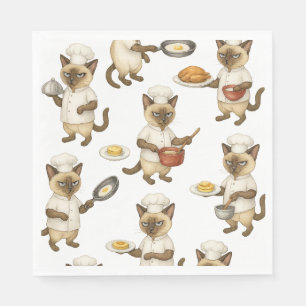 Cat Koch kocht Frühstück Serviette