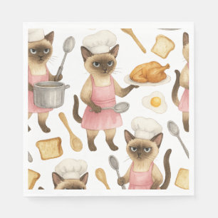 Cat Koch kocht Frühstück Serviette