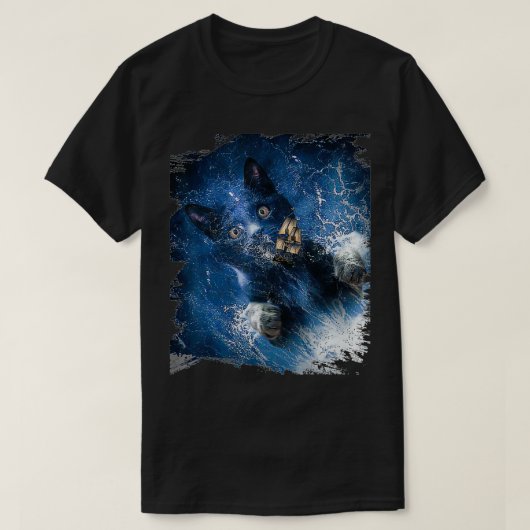 Cat Kraken Krakitten T-Shirt (Design vorne)