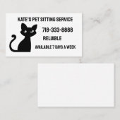 CAT-KUSTOM-GESCHÄFTSKARTEN VISITENKARTE (Vorne/Hinten)