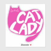Cat Lady Aufkleber (Blatt)