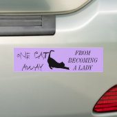 CAT LADY AUTOAUFKLEBER (Auf Auto)