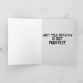 CAT LADY BIRTHDAY CARD KARTE (Innenseite)