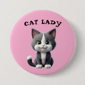 CAT LADY BUTTON (Vorderseite)