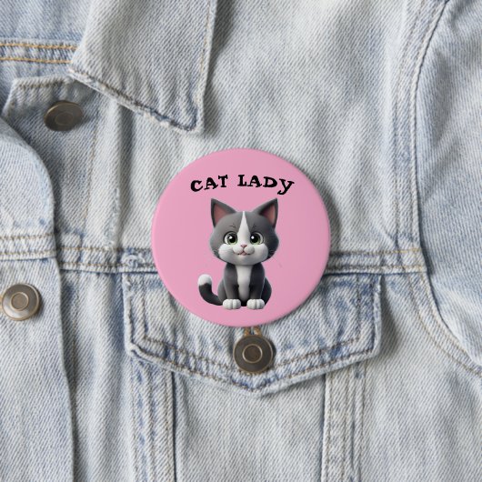 CAT LADY BUTTON (Beispiel)