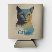 Cat Lady Can Cooler Dosenkühler (Vorderseite)