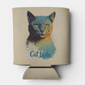 Cat Lady Can Cooler Dosenkühler (Rückseite)