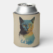 Cat Lady Can Cooler Dosenkühler (Kanne Rückseite)