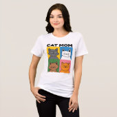 CAT LADY, CAT MOM T-SHIRTS (Vorderseite voll)