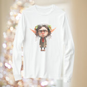 Cat Lady Christmas Elf Men's T-Shirt