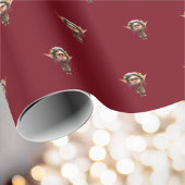 Cat Lady Christmas Elf Wrapping Paper Geschenkpapier