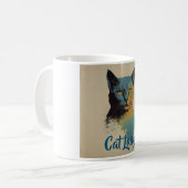 Cat Lady Coffee Tasse (Vorderseite Links)