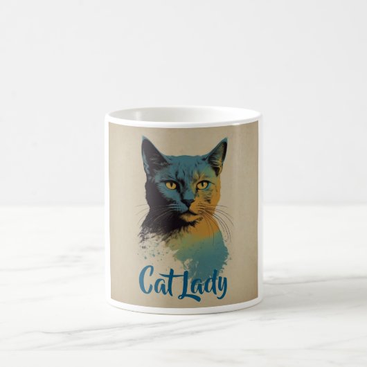 Cat Lady Coffee Tasse (Mittel)