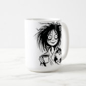 Cat Lady coffee Tasse 15oz (VorderseiteRechts)