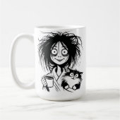 Cat Lady coffee Tasse 15oz (Links)