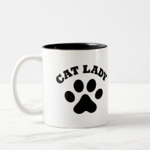 Cat Lady Coffee Tasse - Cat Lover Geschenk