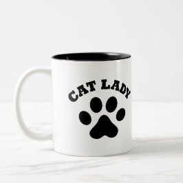 Cat Lady Coffee Tasse - Cat Lover Geschenk