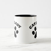 Cat Lady Coffee Tasse - Cat Lover Geschenk (Mittel)