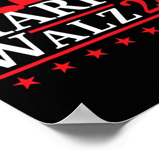 Cat Lady for Kamala Harris Tim Walz Vp 2024 Poster (Ecke)