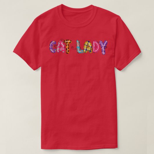 Cat Lady Funny Cat Lovers Geschenk T-Shirt (Design vorne)