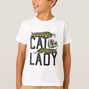 Cat Lady - Funny Monarch Butterfly T-Shirt