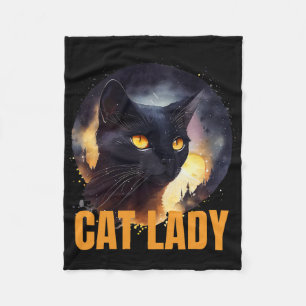 Cat Lady für Kamala Harris einzigartiges Design Fleecedecke