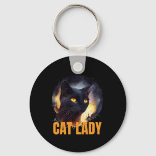 Cat Lady für Kamala Harris einzigartiges Design Schlüsselanhänger