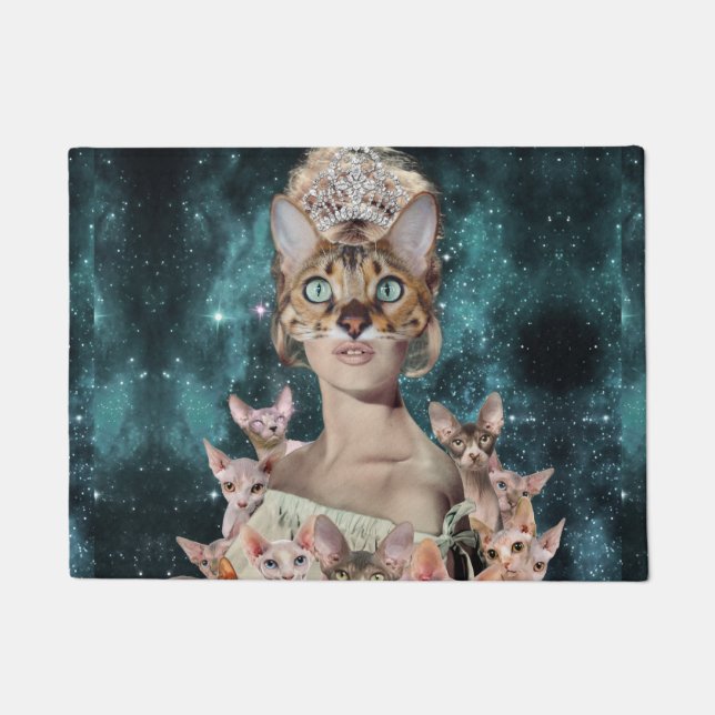 Cat Lady Fußmatte (Vorderseite)