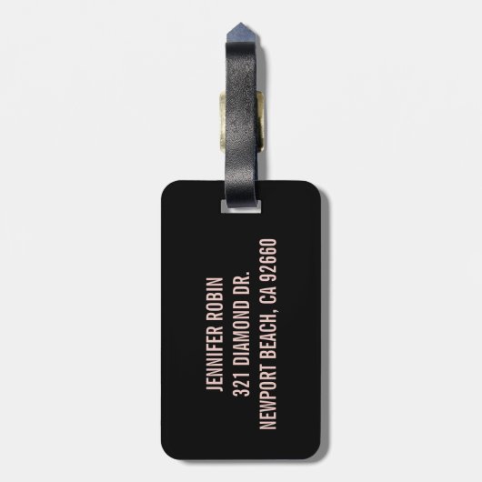 CAT LADY Gepäckmarke Gepäckanhänger (Rückseite vertikal)