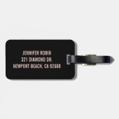 CAT LADY Gepäckmarke Gepäckanhänger (Rückseite horizontal)