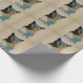 Cat Lady Geschenkpapier (Ecke)