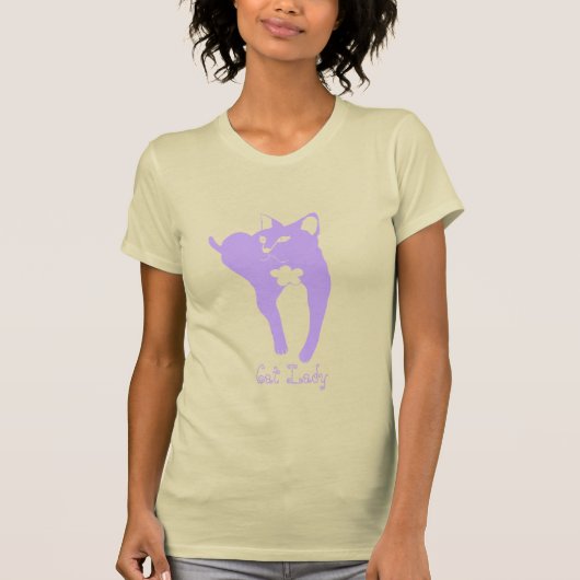 Cat Lady Girl's T-Shirt (Vorderseite)