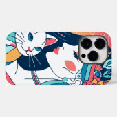 Cat Lady Graphic Illustration Case-Mate iPhone Hülle (Rückseite (Horizontal))