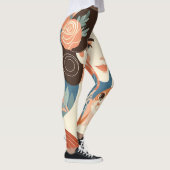 Cat Lady Graphic Illustration Leggings (Rechts)