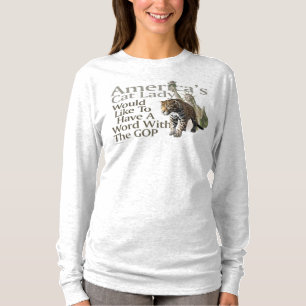 Cat Lady Jaguar Kamala T - Shirt