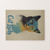 Cat Lady Jigsaw Puzzle (Horizontal)