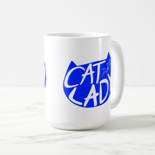Cat Lady Kaffeetasse (VorderseiteRechts)