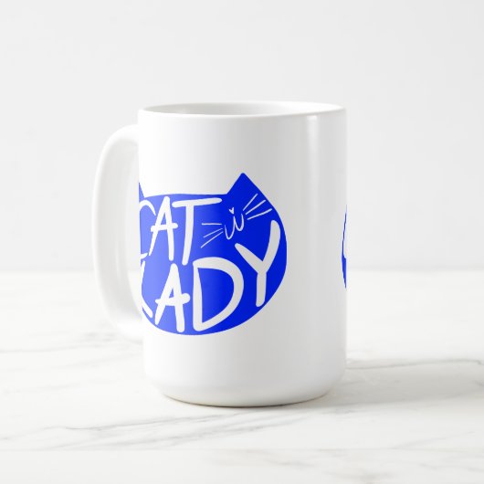 Cat Lady Kaffeetasse (Vorderseite Links)