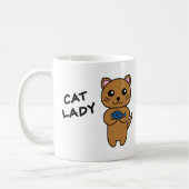 CAT LADY KAFFEETASSE (Links)