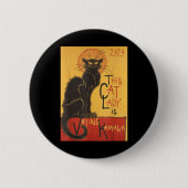 Cat Lady Kamala Le Chat Noir Funny Ballot Button (Vorderseite)