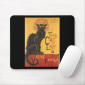 Cat Lady Kamala Le Chat Noir Funny Ballot Mousepad (Mit Mouse)