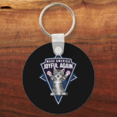 Cat Lady macht Amerika wieder fröhlich Harris Wall Schlüsselanhänger (Vorderseite)