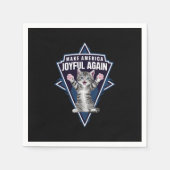 Cat Lady macht Amerika wieder fröhlich Harris Wall Serviette (Vorderseite)