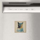 Cat Lady Magnet (In Situ (Geschirrspüler))