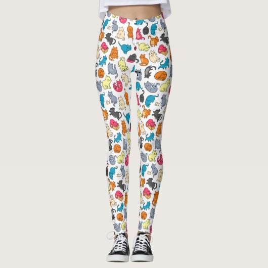 Cat Lady Meowers Leggings (Vorderseite)